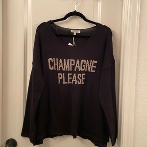 Super cute lightweight sweater, Champagne Please